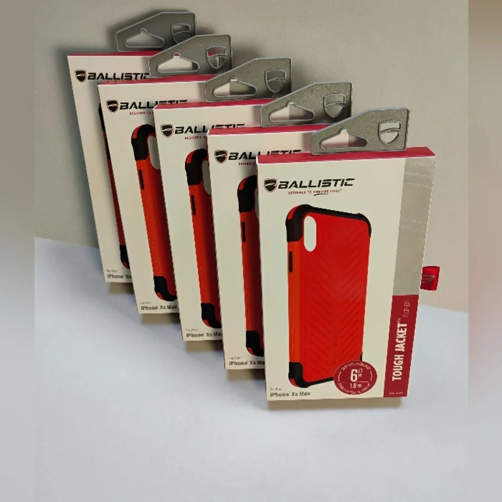 NIB Ballistic Tough Jacket Case‎ for iPhone Xs Max - Orange/Black